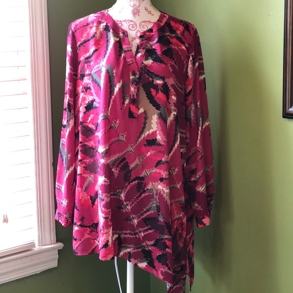 Assymetrical soft, light tunic